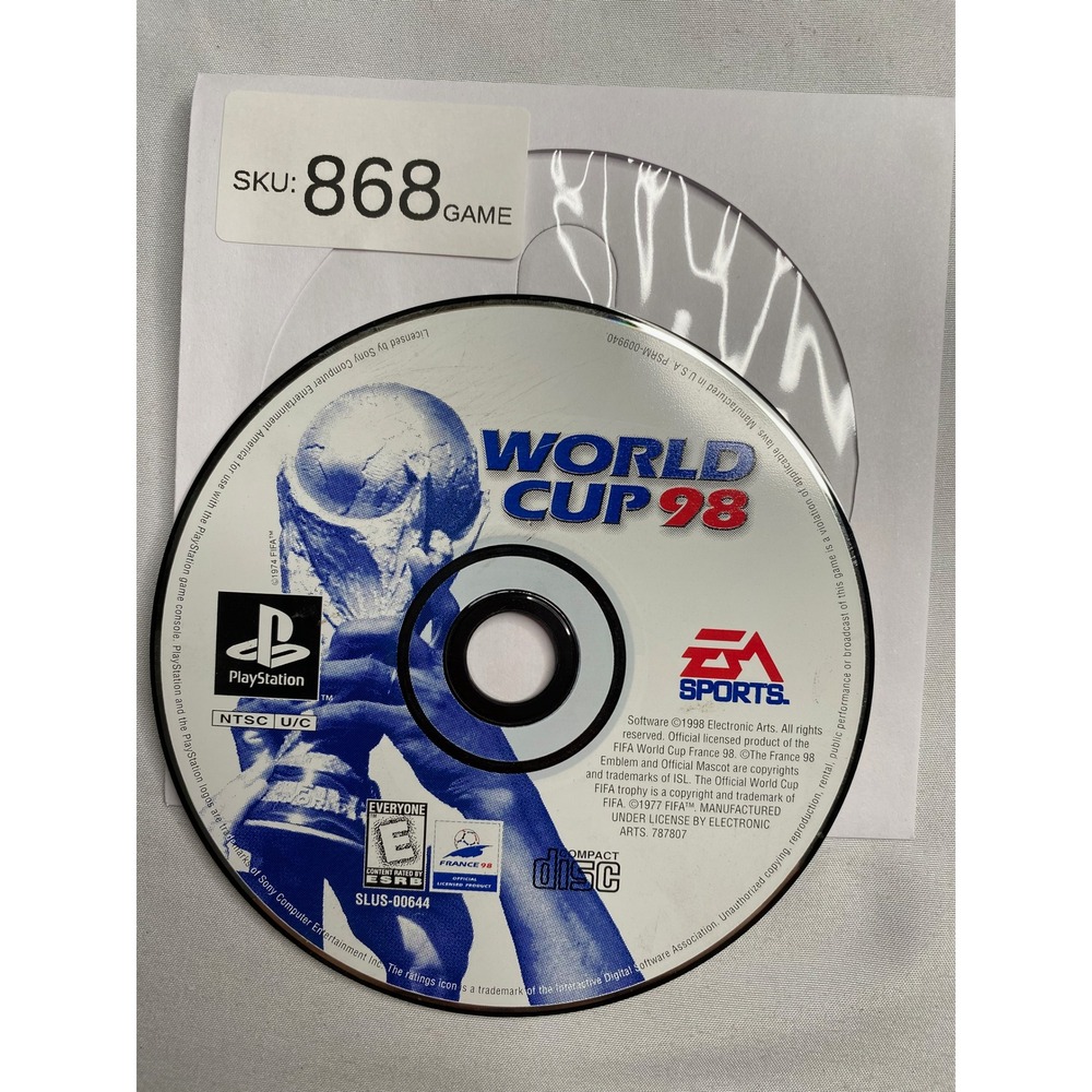 World Cup 98 Sony PlayStation 1